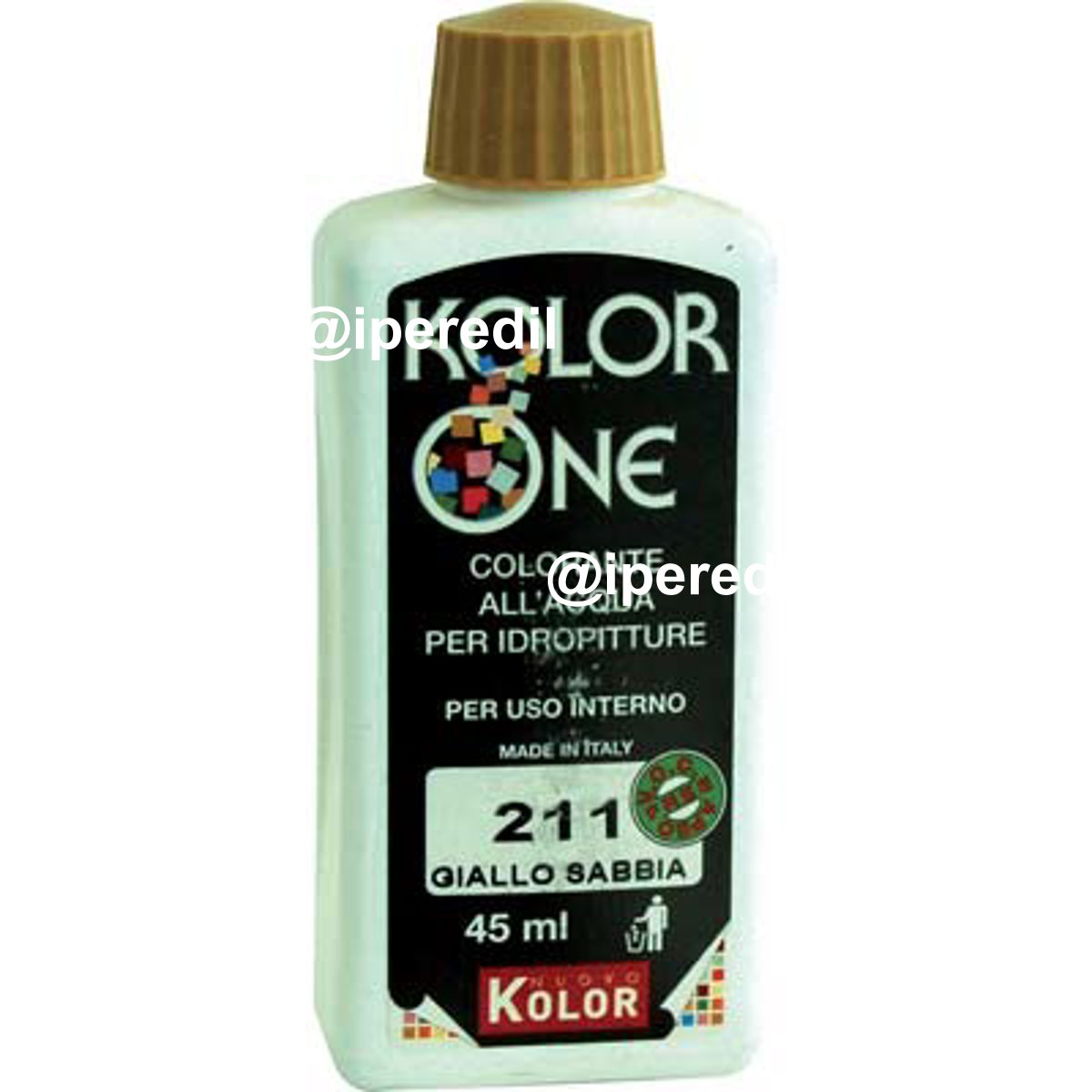 COLORANTE ACQUA KOLORONE 211 GIALLO SABBIA ML 45