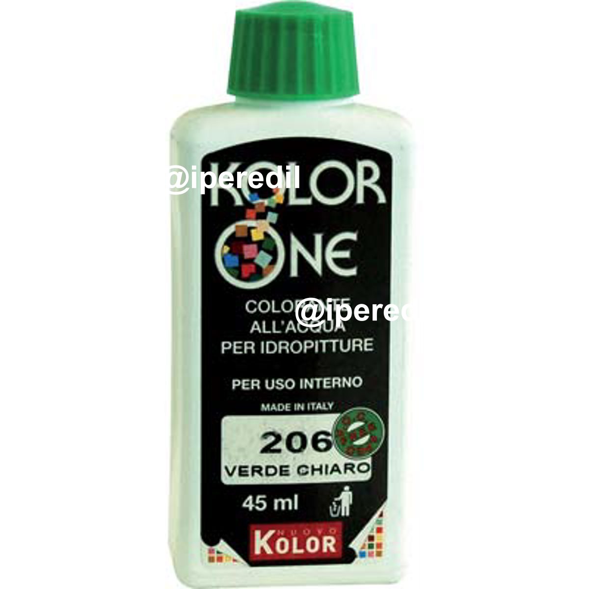 COLORANTE ACQUA KOLORONE 206 VERDE CHIARO ML 45