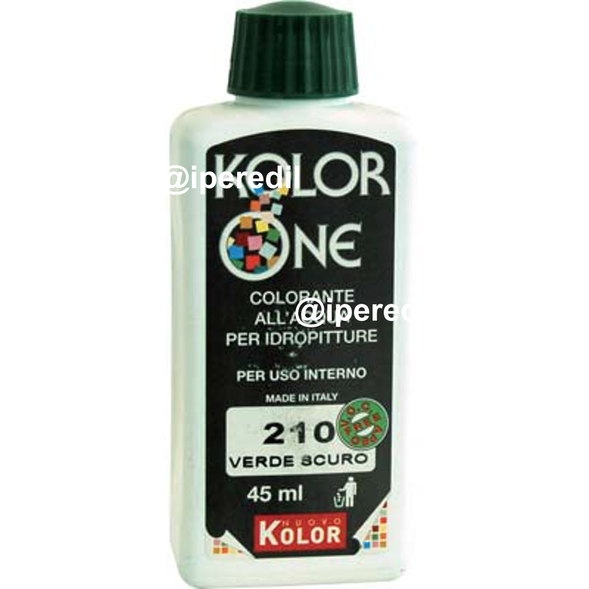 COLORANTE ACQUA KOLORONE 210 VERDE SCURO ML 45