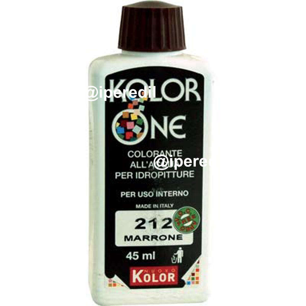COLORANTE ACQUA KOLORONE 212 MARRONE ML 45