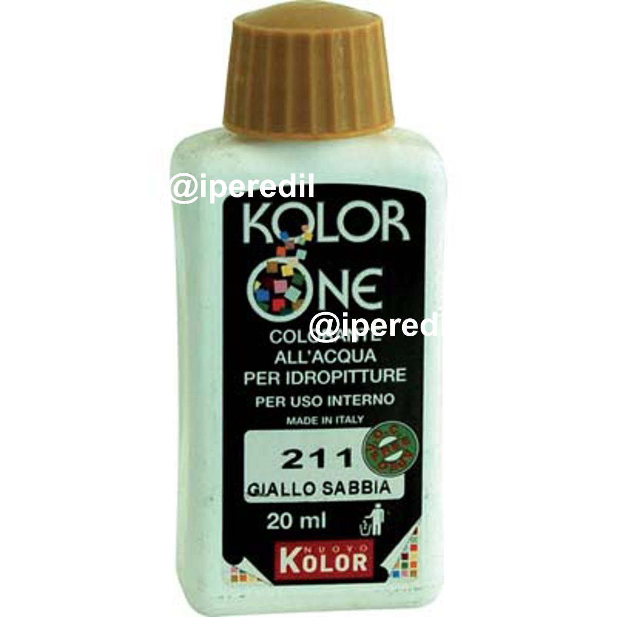 COLORANTE ACQUA KOLORONE 211 GIALLO SABBIA ML 20