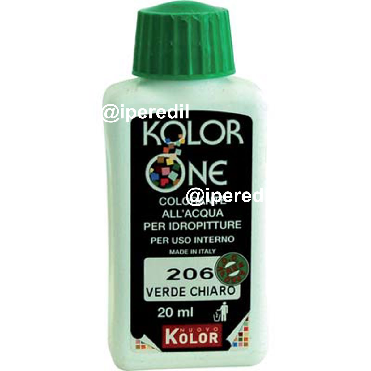 COLORANTE ACQUA KOLORONE 206 VERDE CHIARO ML 20
