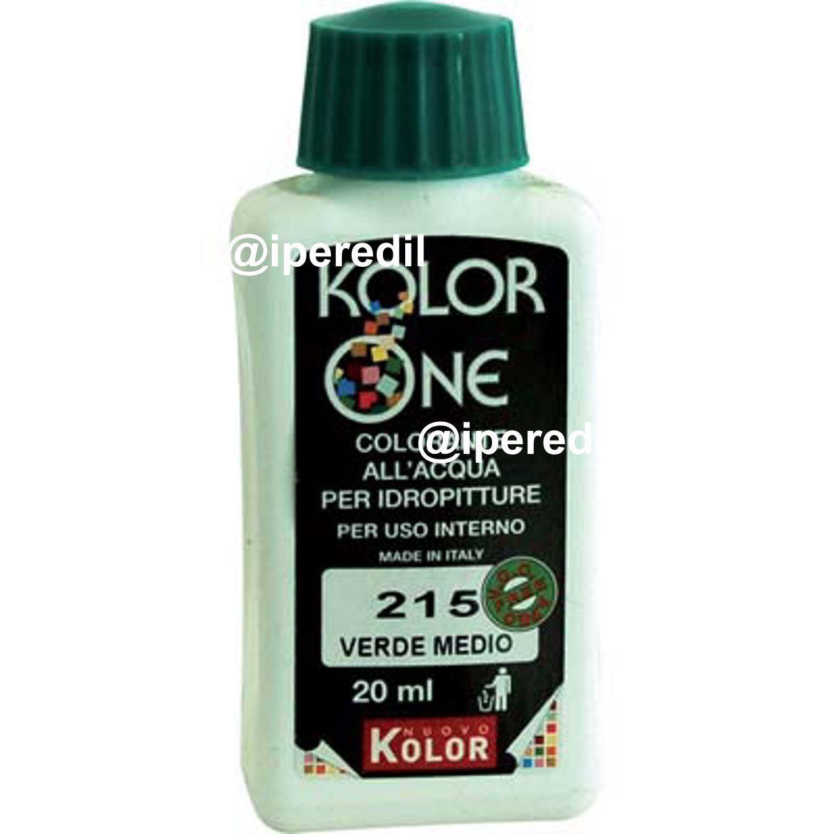 COLORANTE ACQUA KOLORONE 215 VERDE MEDIO ML 20