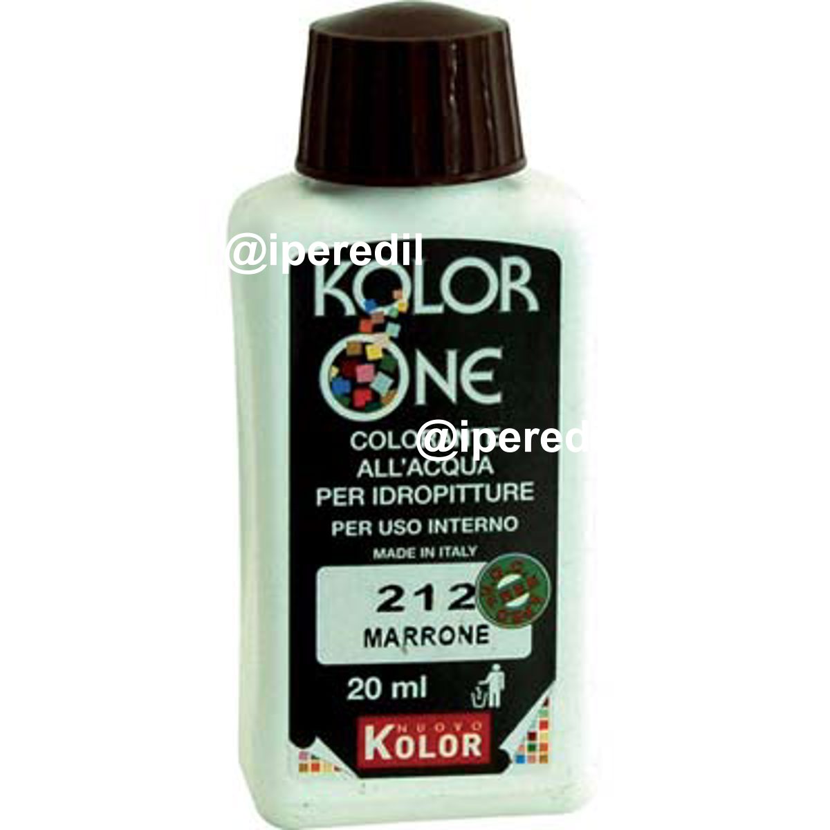 COLORANTE ACQUA KOLORONE 212 MARRONE ML 20