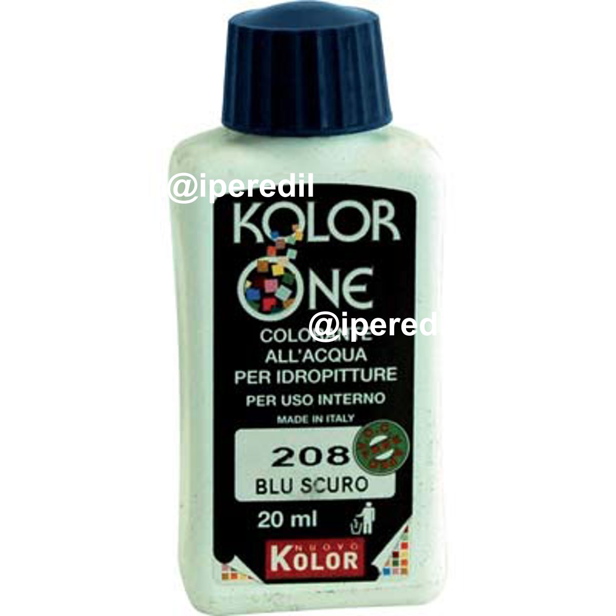 COLORANTE ACQUA KOLORONE 208 BLU SCURO ML 20