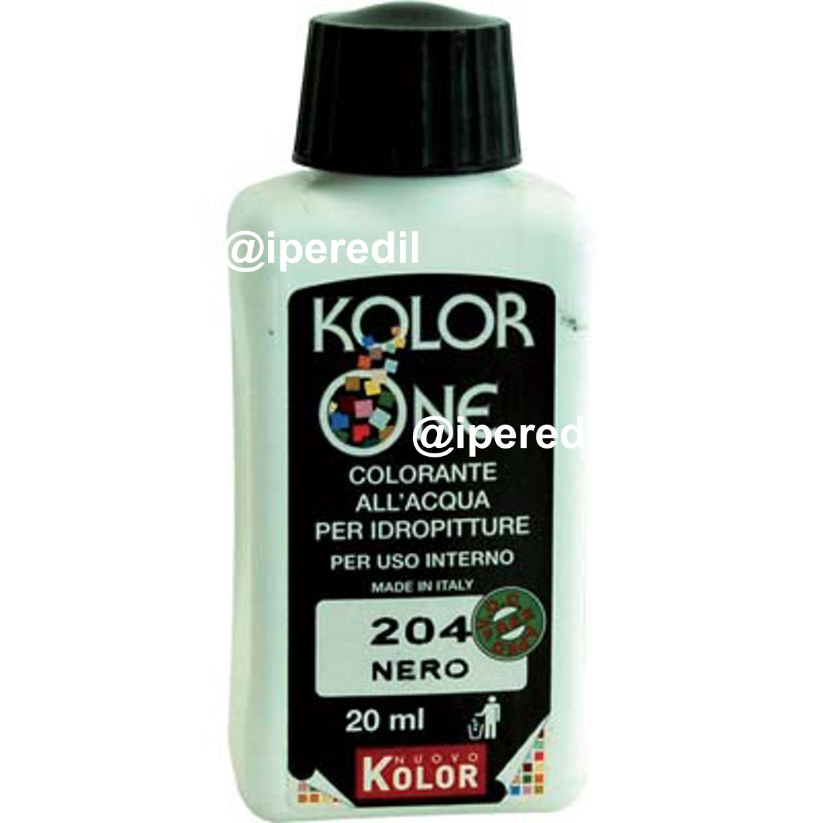 COLORANTE ACQUA KOLORONE 204 NERO ML 20