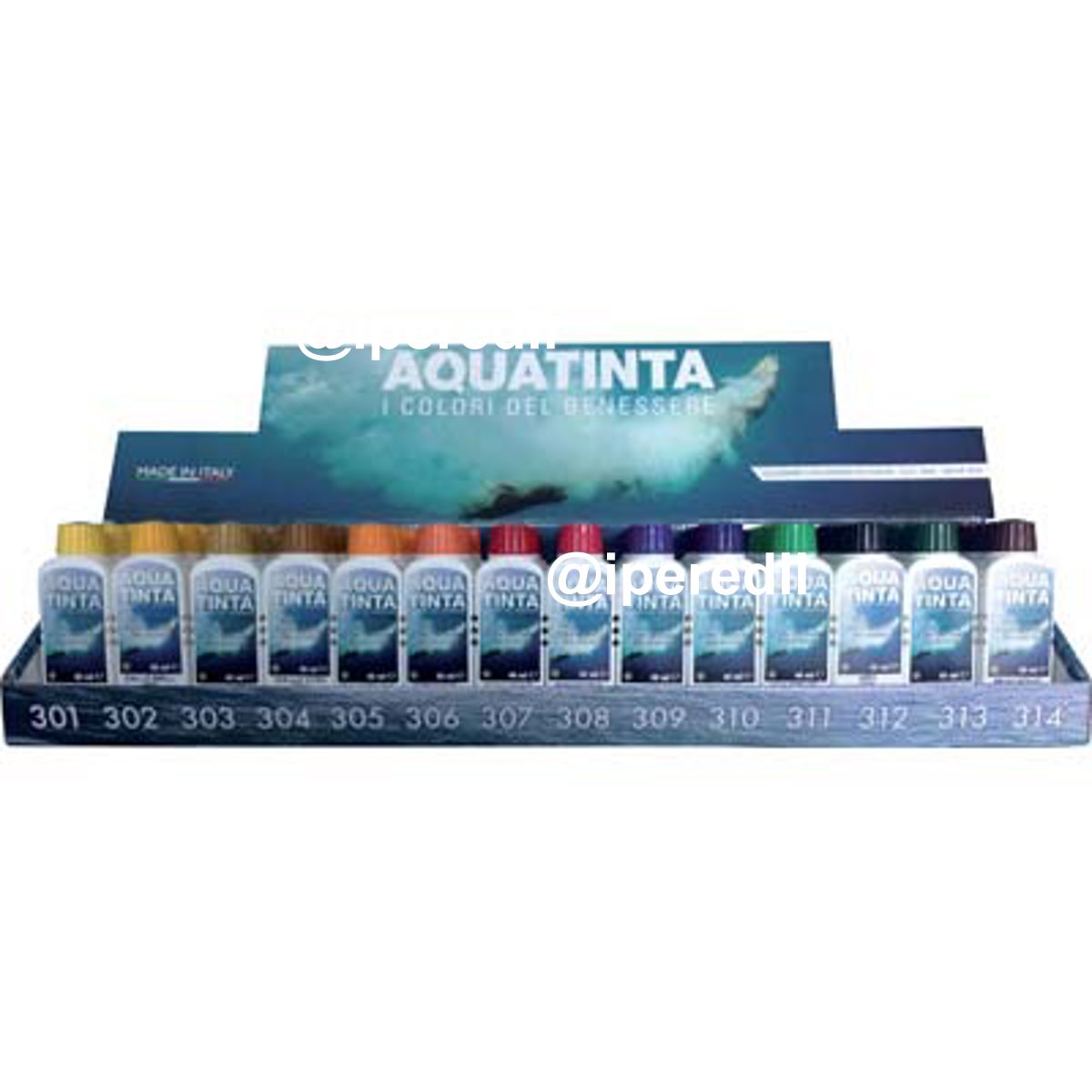 ESPOSITORE COLORANTE AQUATINTA 14 POSTI - 08360439