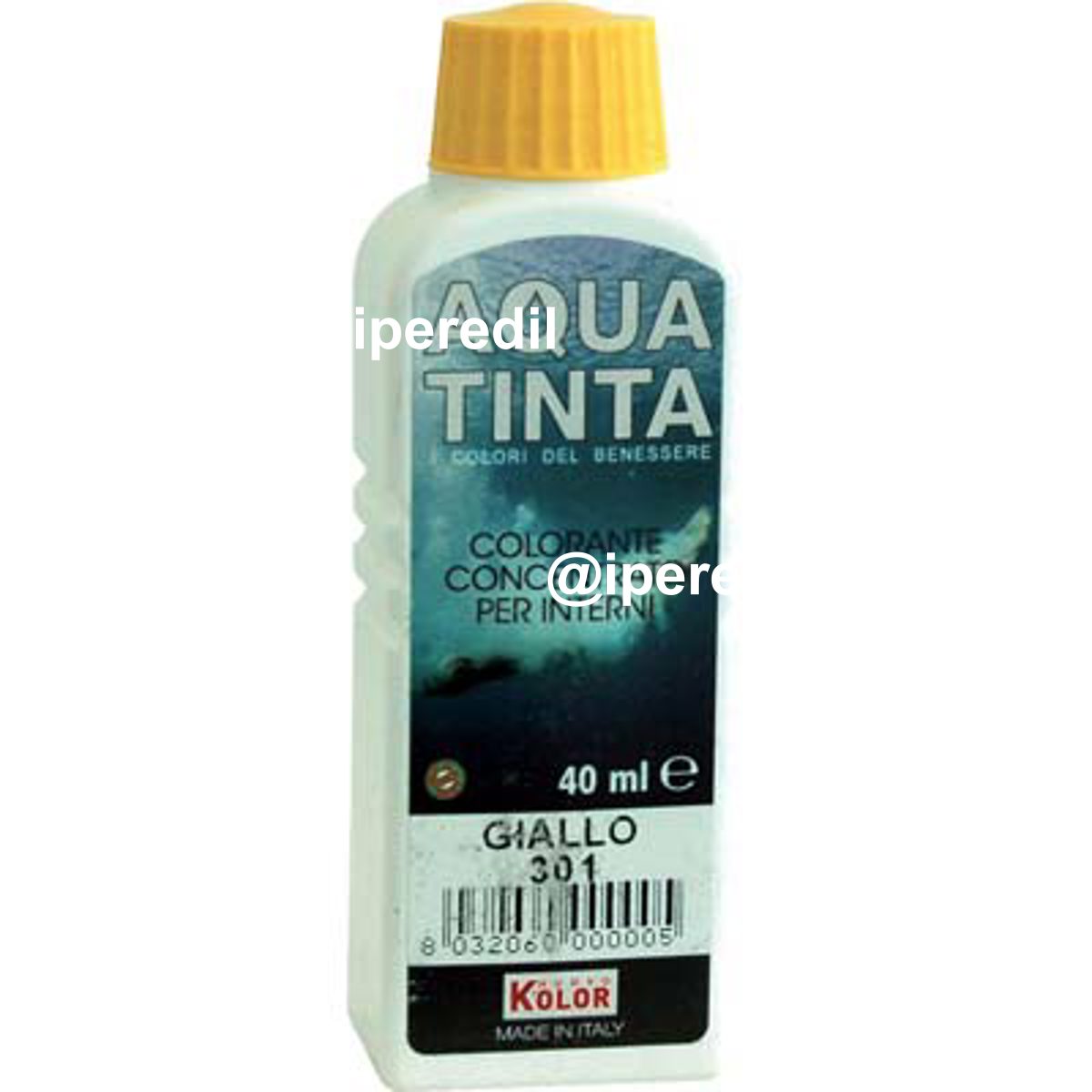 COLORANTE ACQUA AQUATINTA 301 GIALLO ML 40