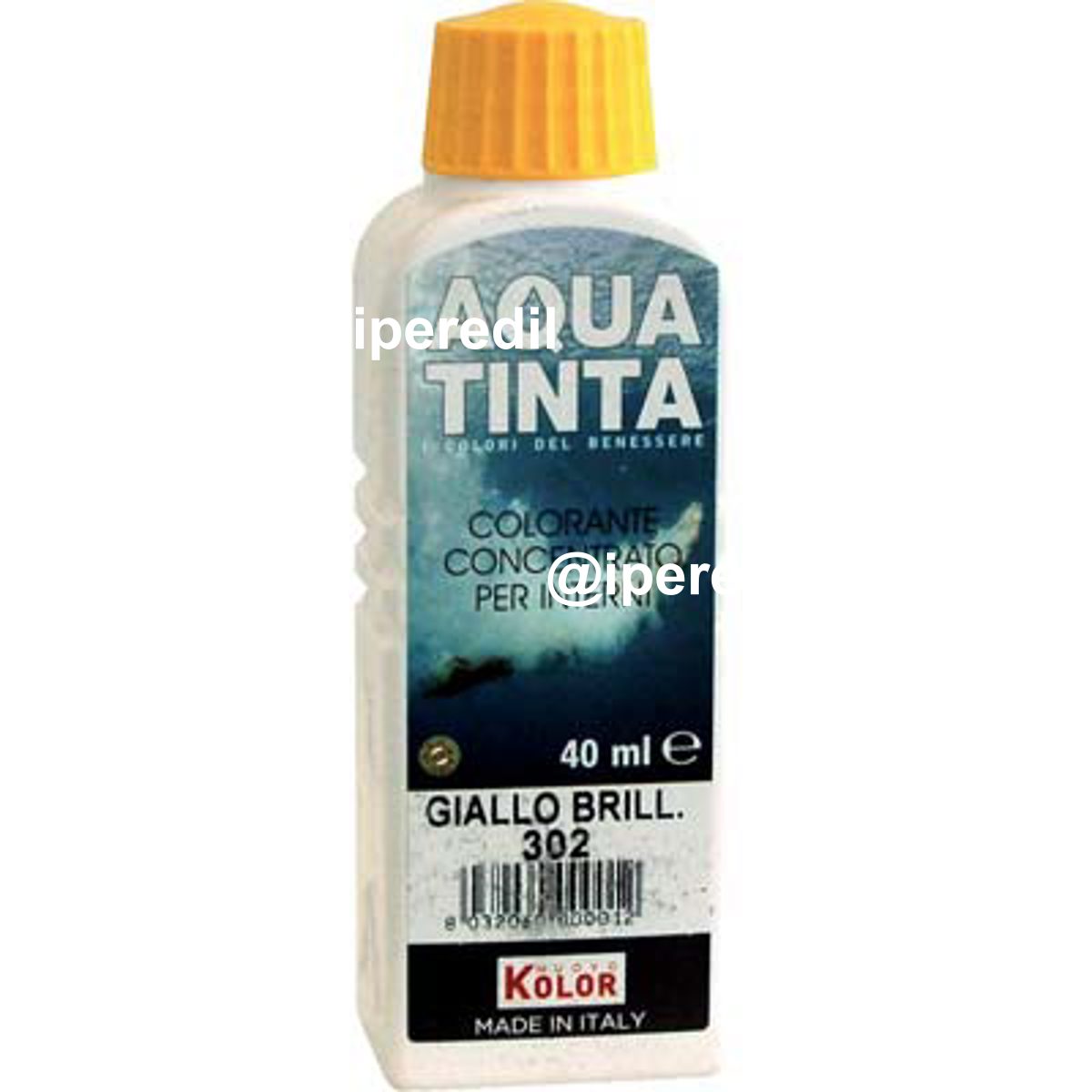 COLORANTE ACQUA AQUATINTA 302 GIALLO BRILLANTE ML 40
