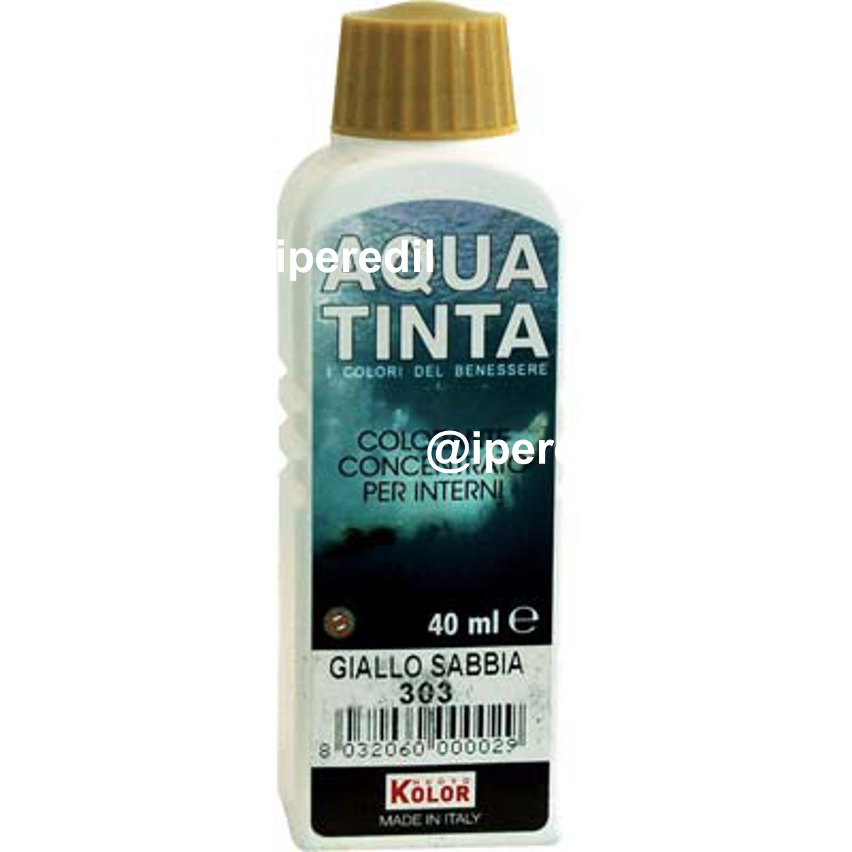 COLORANTE ACQUA AQUATINTA 303 GIALLO SABBIA ML 40