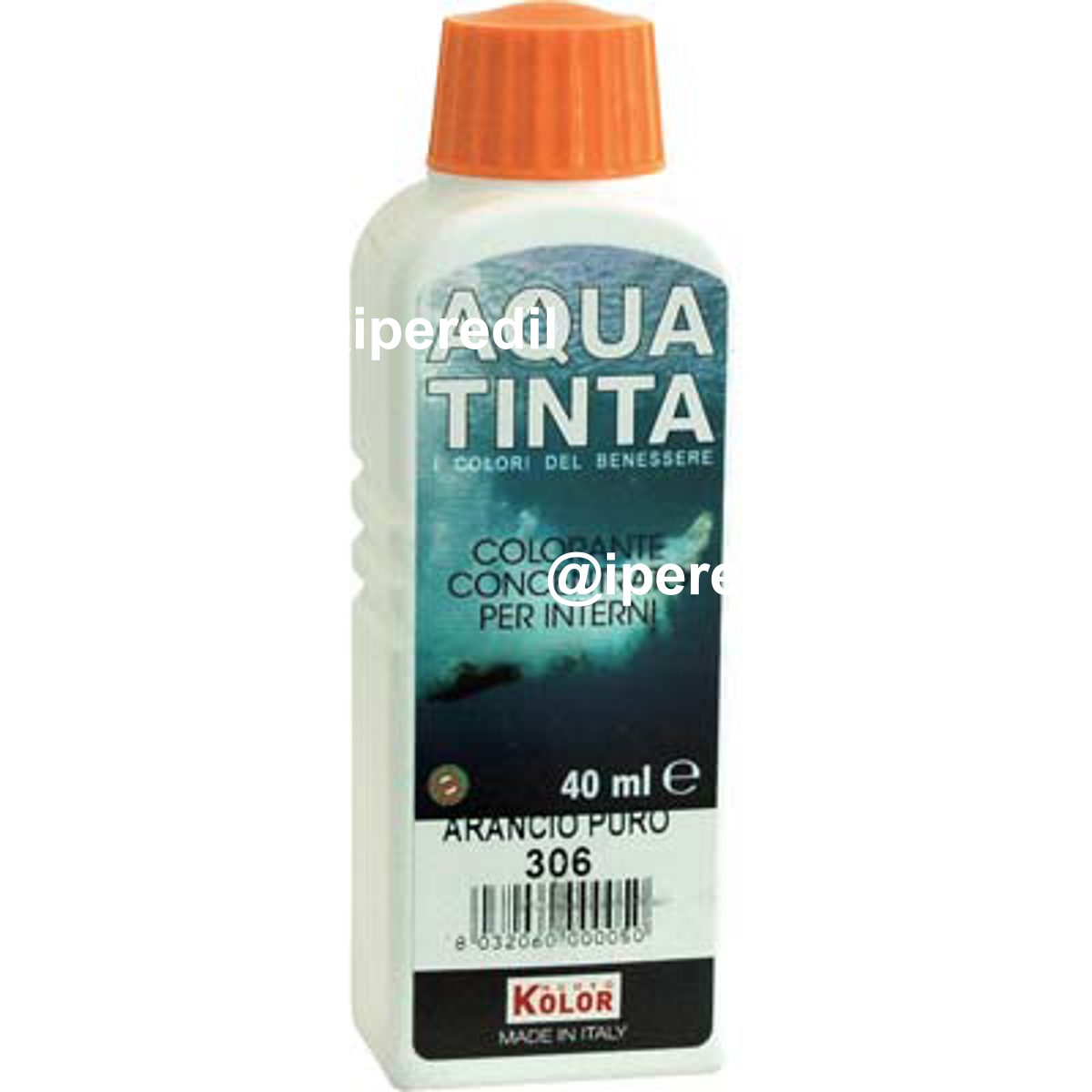 COLORANTE ACQUA AQUATINTA 306 ARANCIO ML 40