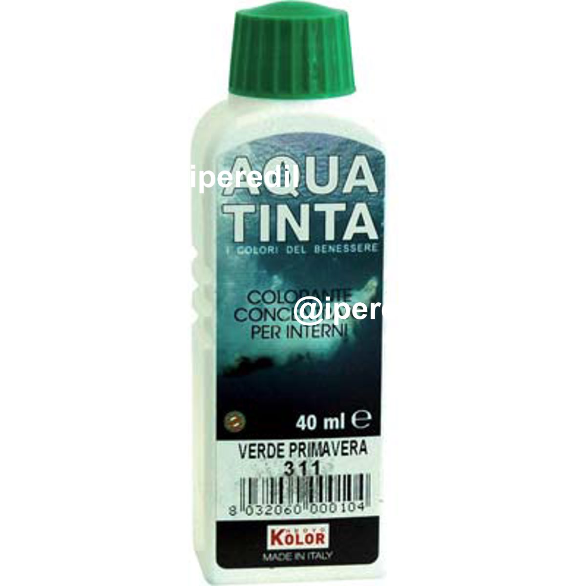 COLORANTE ACQUA AQUATINTA 311 VERDE PRIMAVERA ML 40