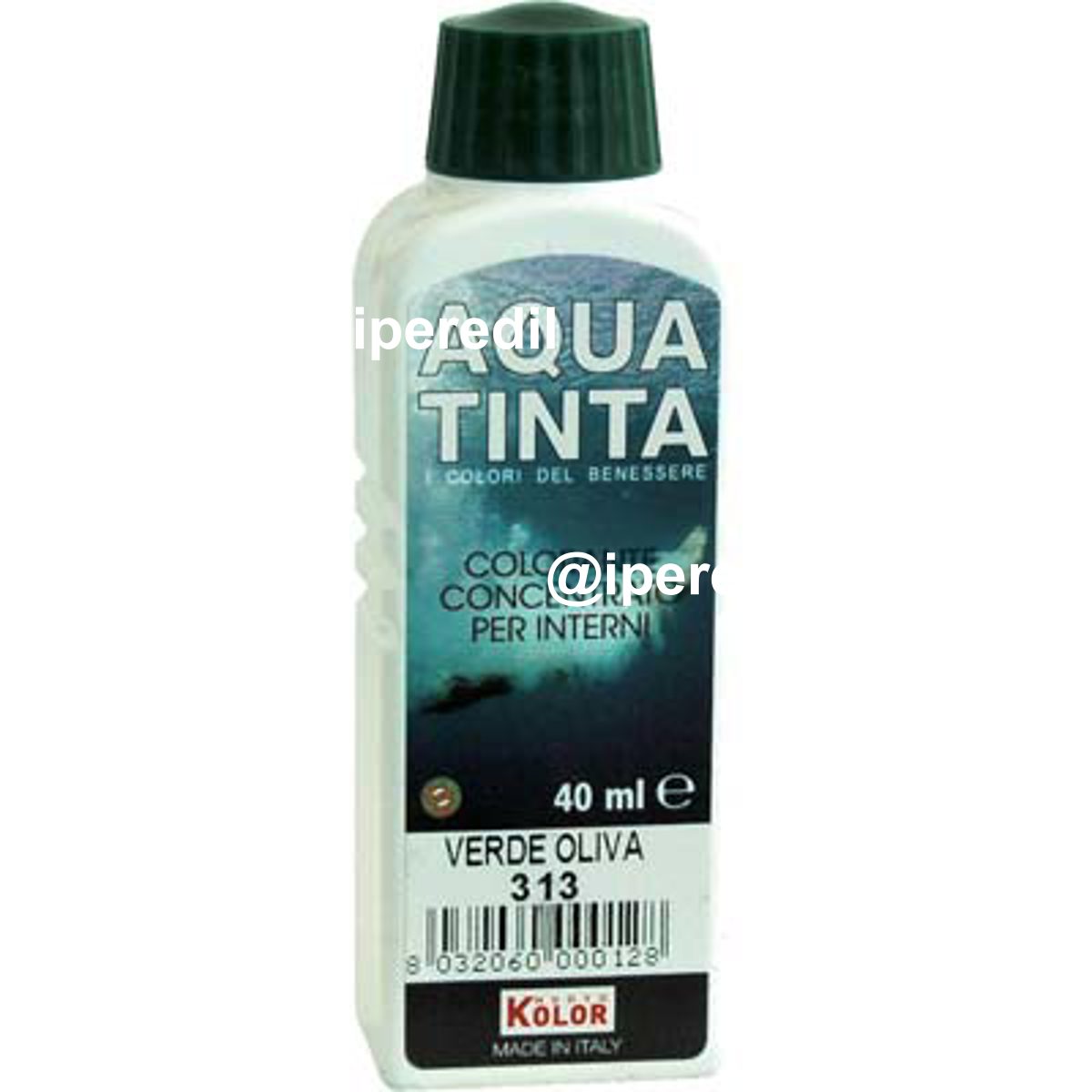 COLORANTE ACQUA AQUATINTA 313 VERDE OLIVA ML 40
