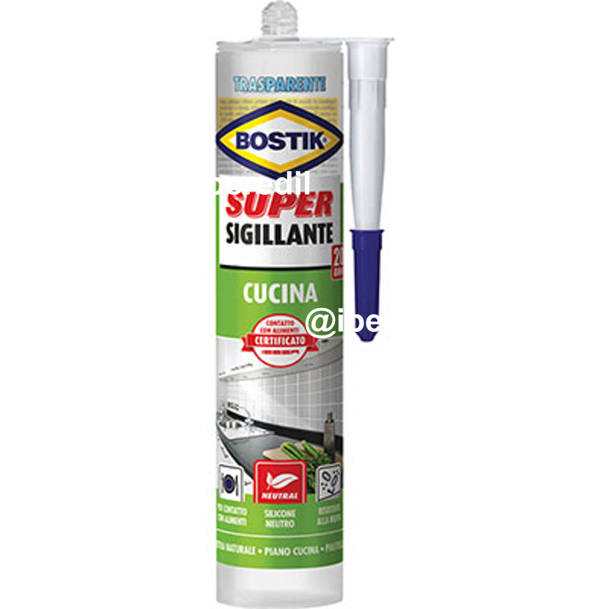 SILICONE SUPER SIGILLANTE CUCINA BOSTIK TRASPARENTE ML 300 - 08389604