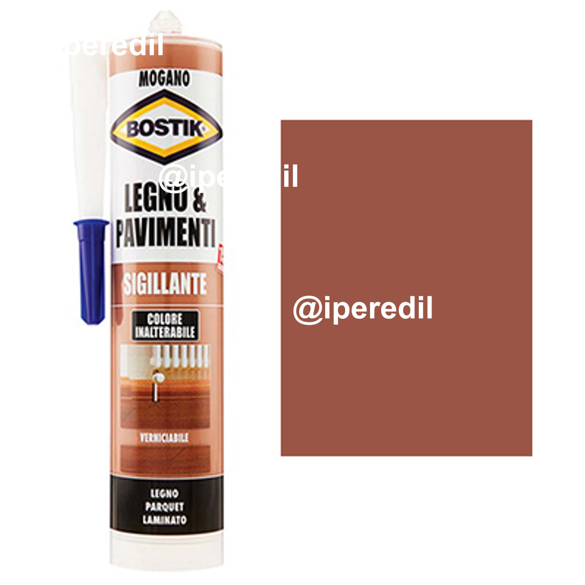 SILICONE ACRILICO LEGNO PAVIMENTI BOSTIK MOGANO ML 300 - 08389615