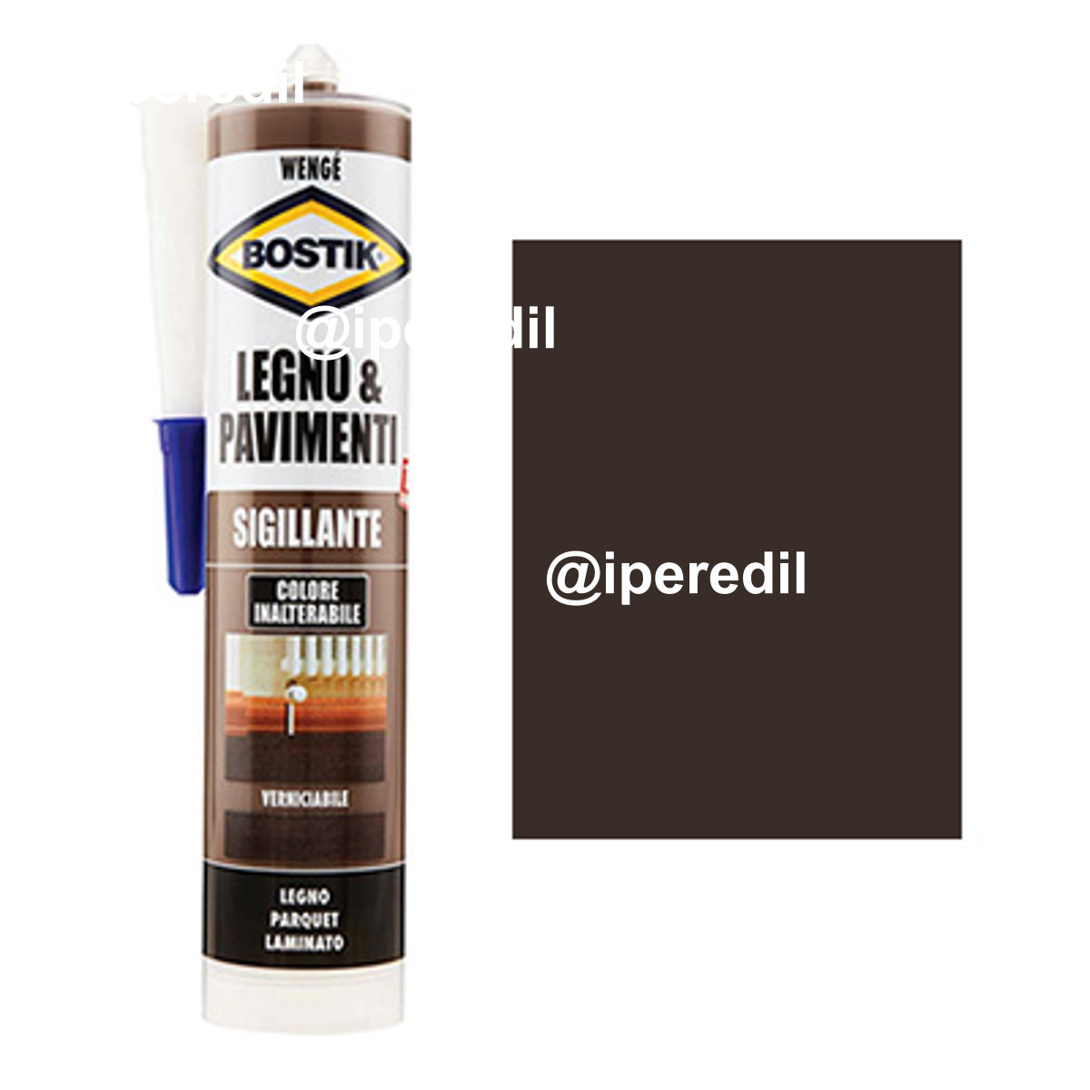 SILICONE ACRILICO LEGNO PAVIMENTI BOSTIK WENGE ML 300 - 08389616