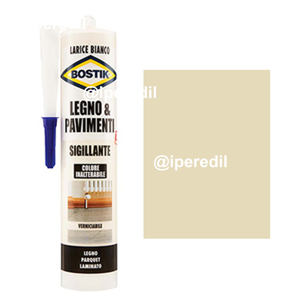 SILICONE ACRILICO LEGNO PAVIMENTI BOSTIK LARICE BIANCO ML 300 - 08389617