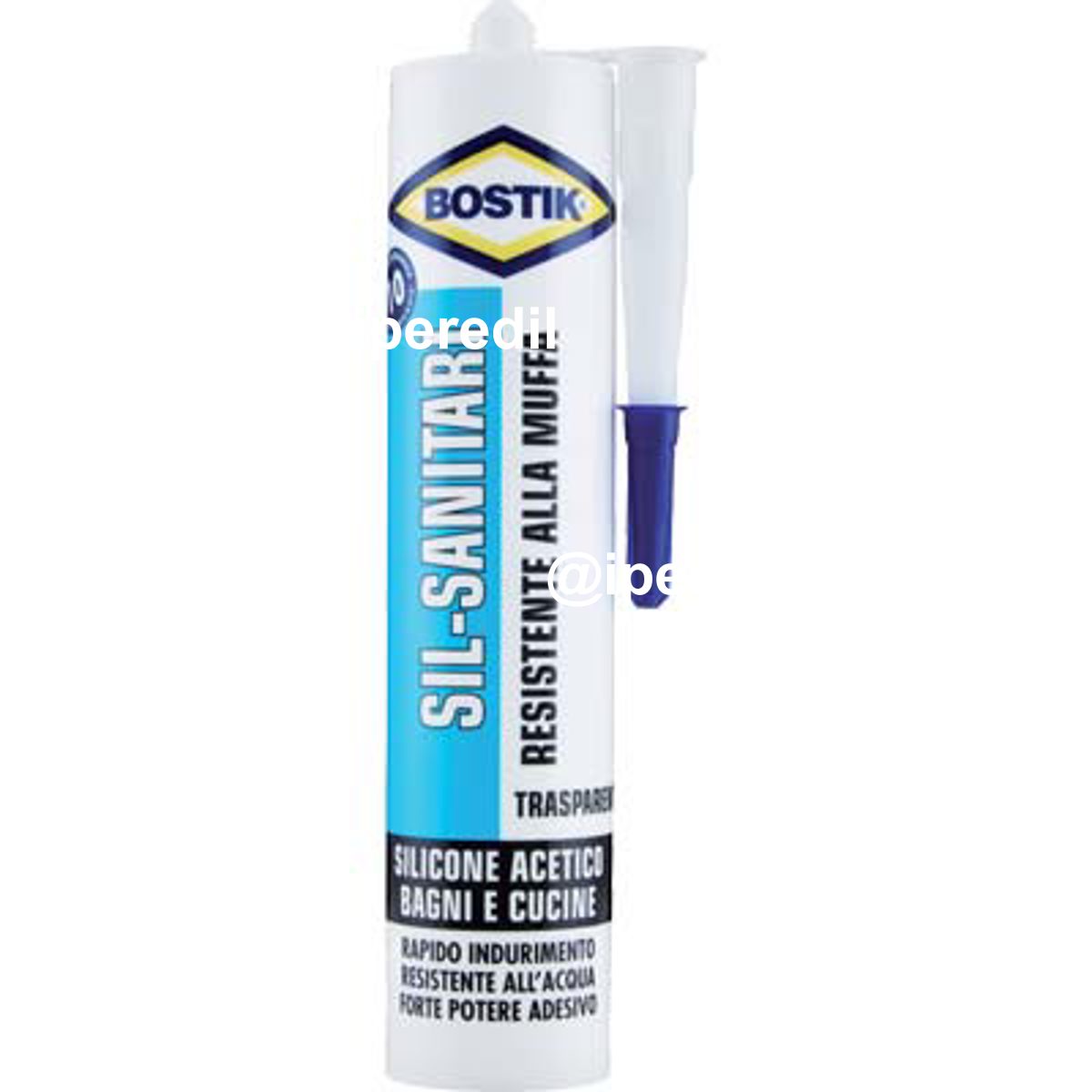 SILICONE ACETICO SIL SANITARI BOSTIK TRASPARENTE ML 280 - 08389652