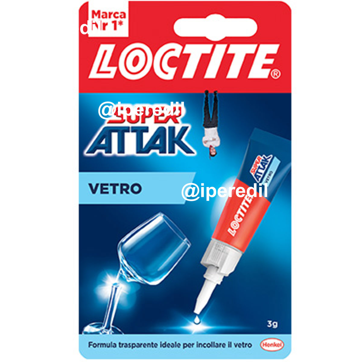 LOCTITE ATTAK VETRO GR 3 CF=PZ 24 - 08390102