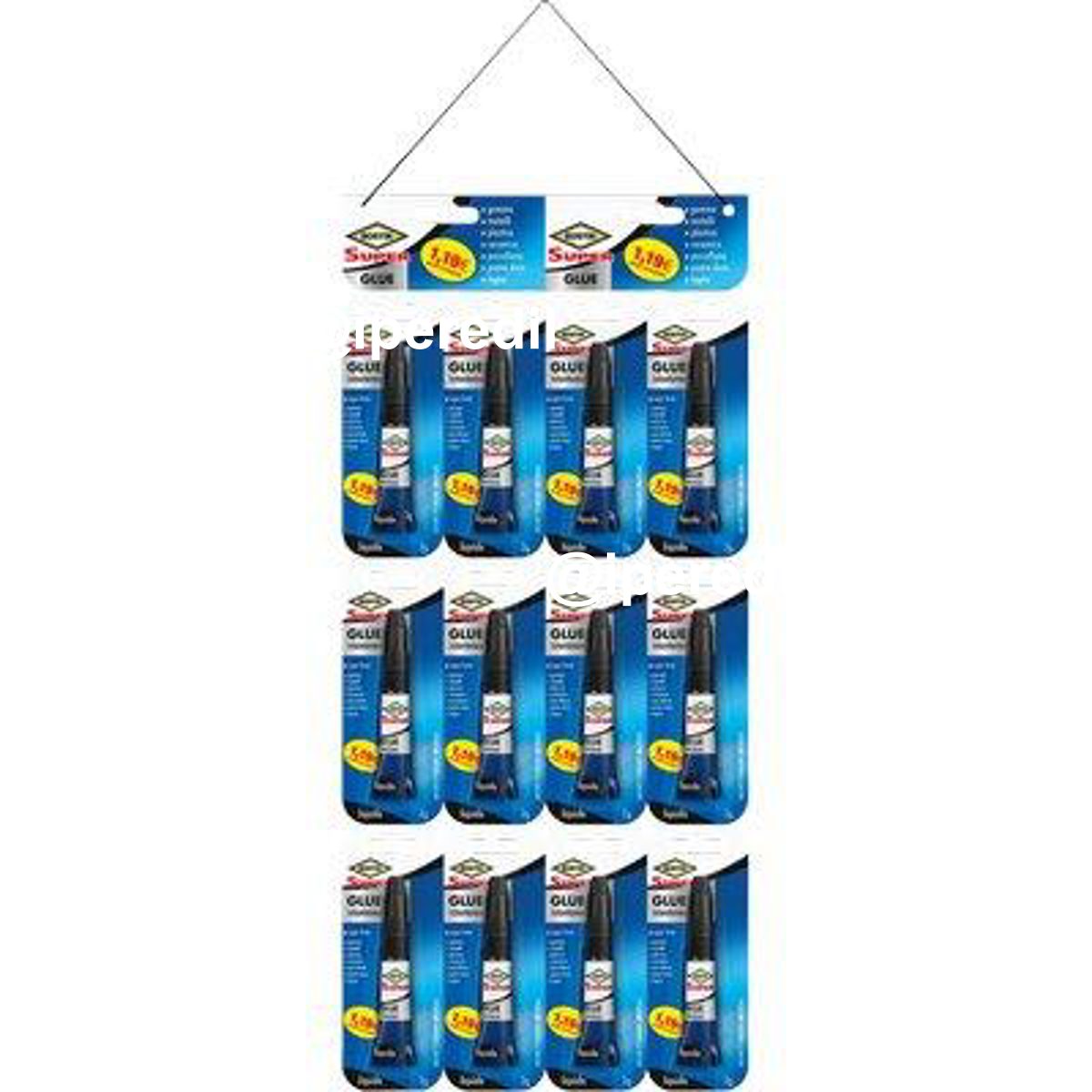 BOSTIK SUPER GLUE JUMBO CARD GR 3 CF=PZ 12 - 08390155