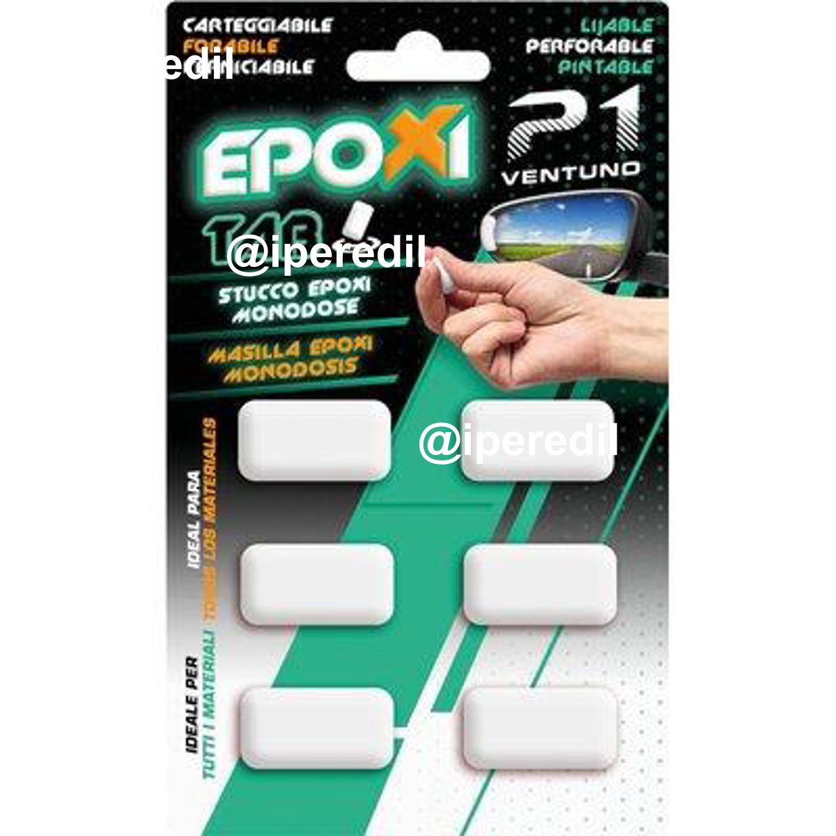 COLLA 21 STUCCO EPOXI TAB GR 5 CF=PZ 6 - 08390274