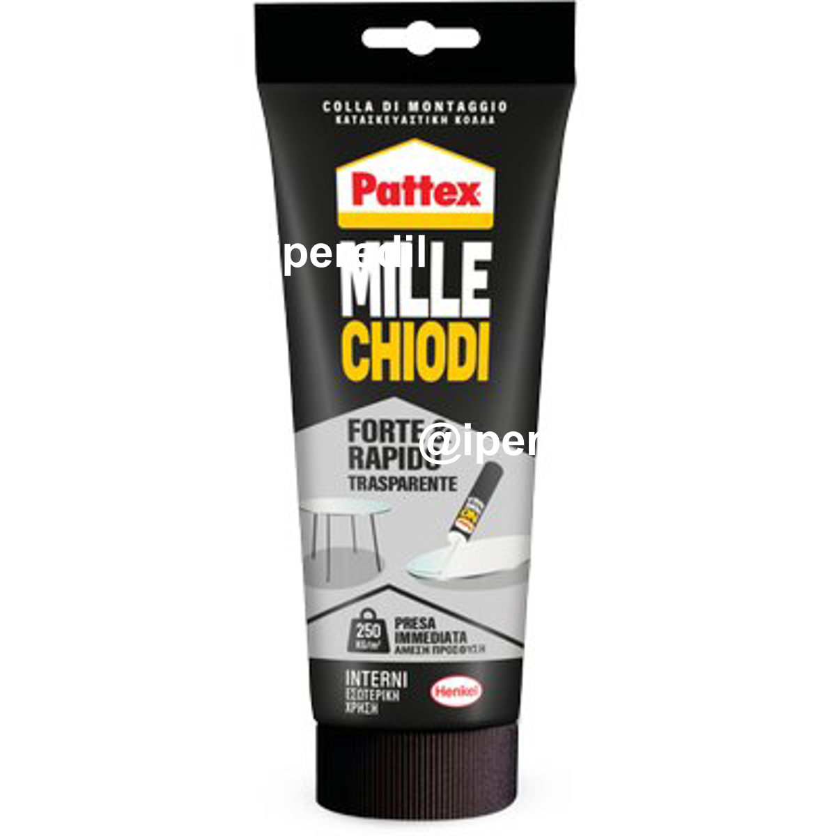 PATTEX MILLECHIODI FORTE E RAPIDO TRASPARENTE GR 52 - 08390336