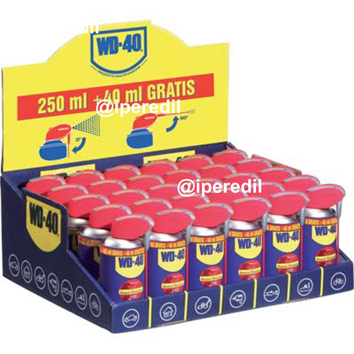 LUBRIFICANTE SPRAY WD-40 PROFESSIONALE ML 250+40 GRATIS