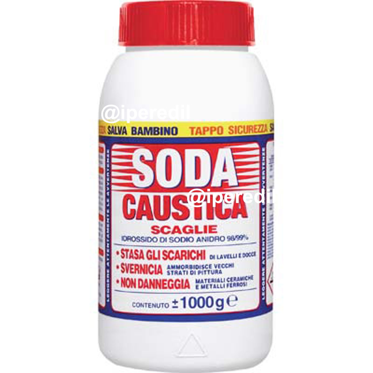 SODA CAUSTICA SCAGLIE KG 1