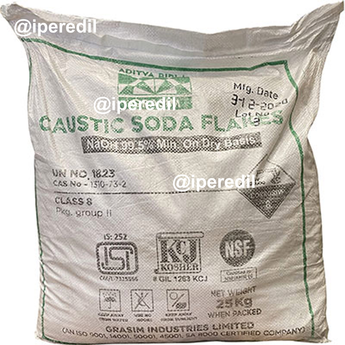 SODA CAUSTICA SCAGLIE KG 25