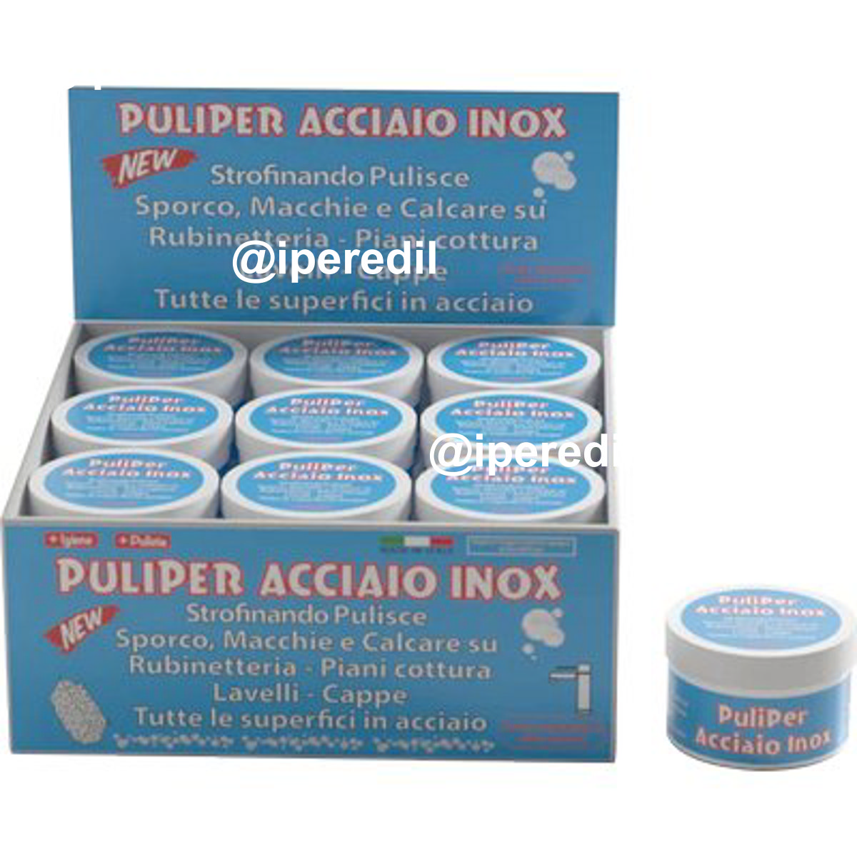 PASTA LUCIDA ACCIAIO INOX PULIPER GR 65