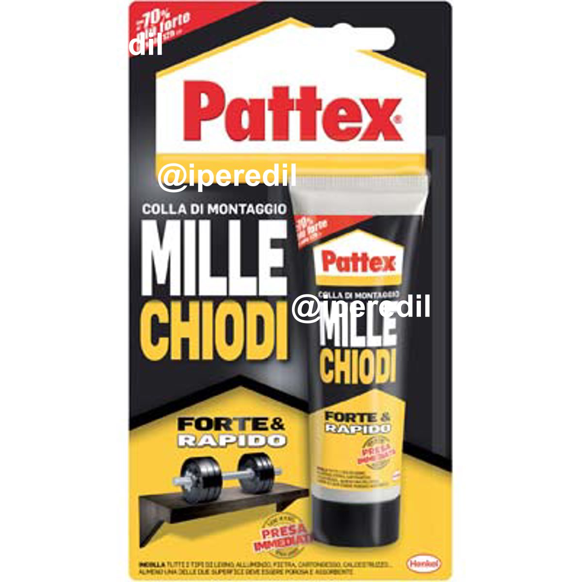 PATTEX MILLECHIODI FORTE E RAPIDO GR 100 - 08390624