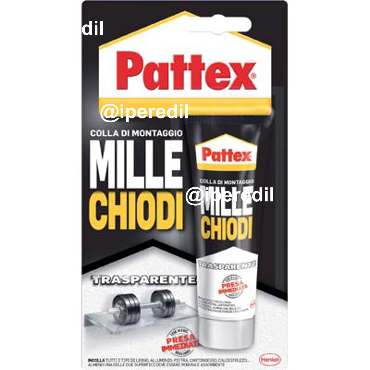PATTEX MILLECHIODI TRASPARENTE GR 40 - 08390648