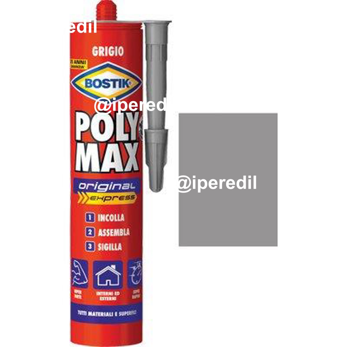 BOSTIK POLYMAX ORIGINAL EXPRESS GRIGIO GR 425