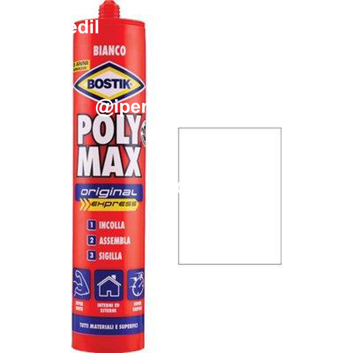 BOSTIK POLYMAX ORIGINAL EXPRESS BIANCO GR 425 - 08390853