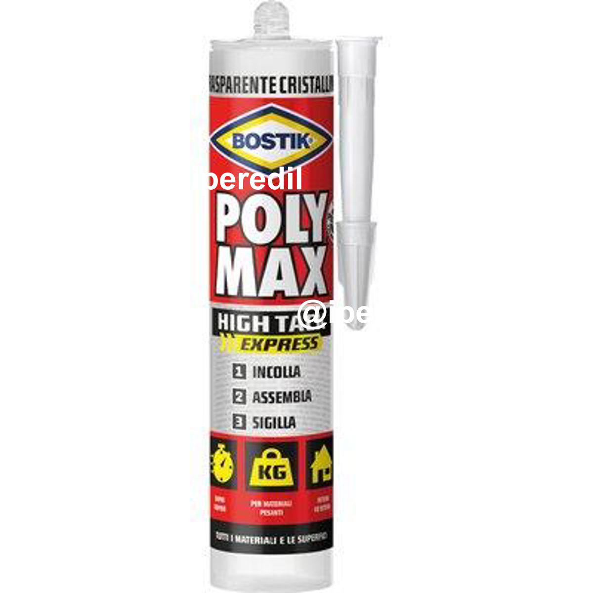 BOSTIK POLYMAX HIGH TACK EXPRESS TRASPARENTE GR 300 - 08390859
