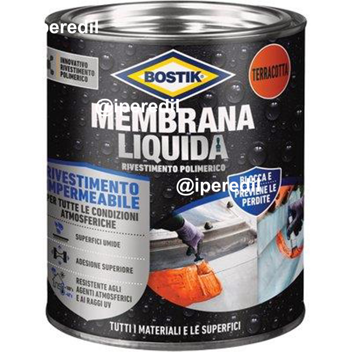 BOSTIK MEMBRANA LIQUIDA TERRACOTTA KG 1