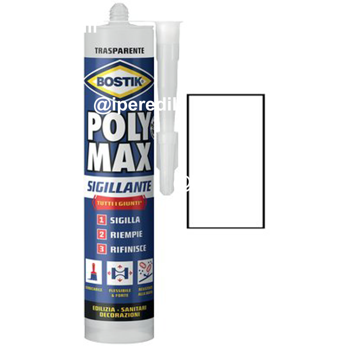 BOSTIK POLYMAX SIGILLANTE TRASPARENTE ML 280