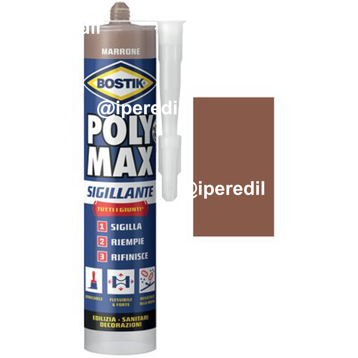 BOSTIK POLYMAX SIGILLANTE MARRONE ML 280 - 08390946