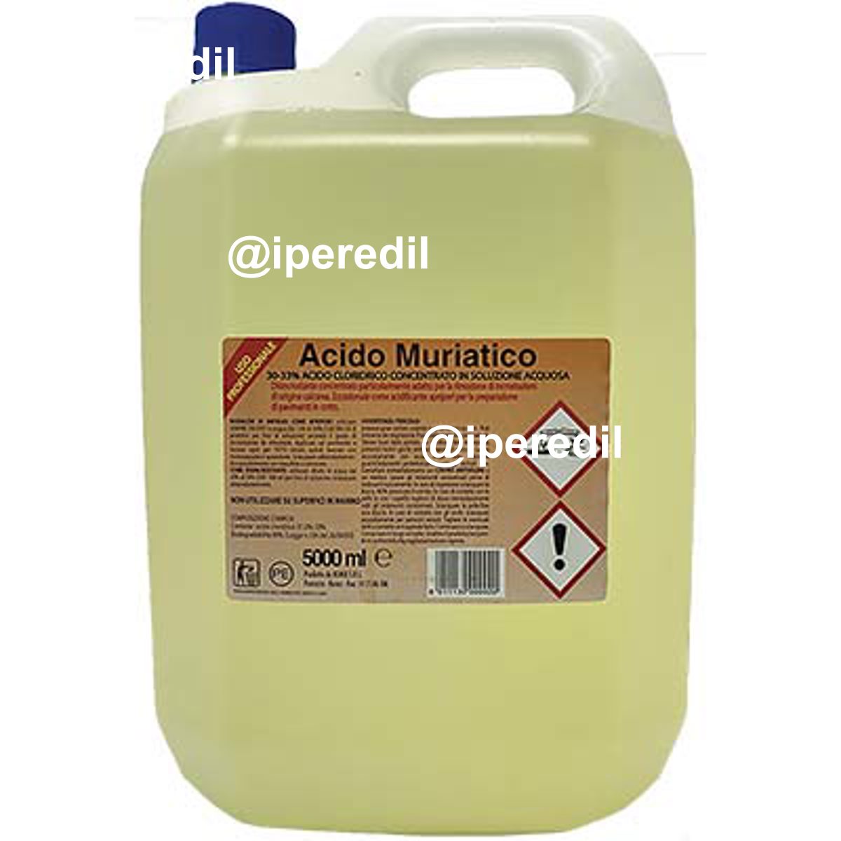 ACIDO CLORIDRICO MURIATICO 30-33% LT 5