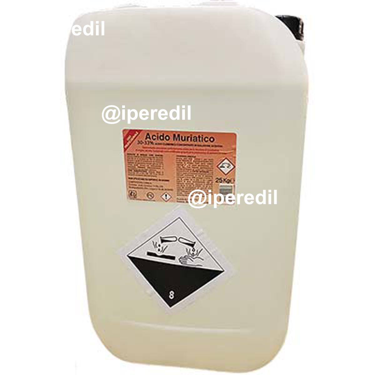 ACIDO CLORIDRICO MURIATICO 30-33% KG 25