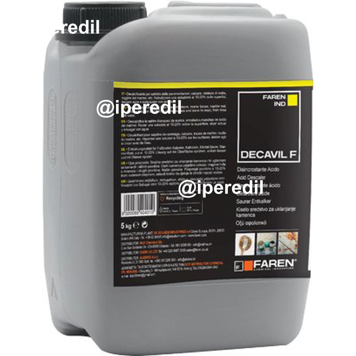 ACIDO DISINCROSTANTE IMPIANTI TERMICI DECAL FAREN LT 5