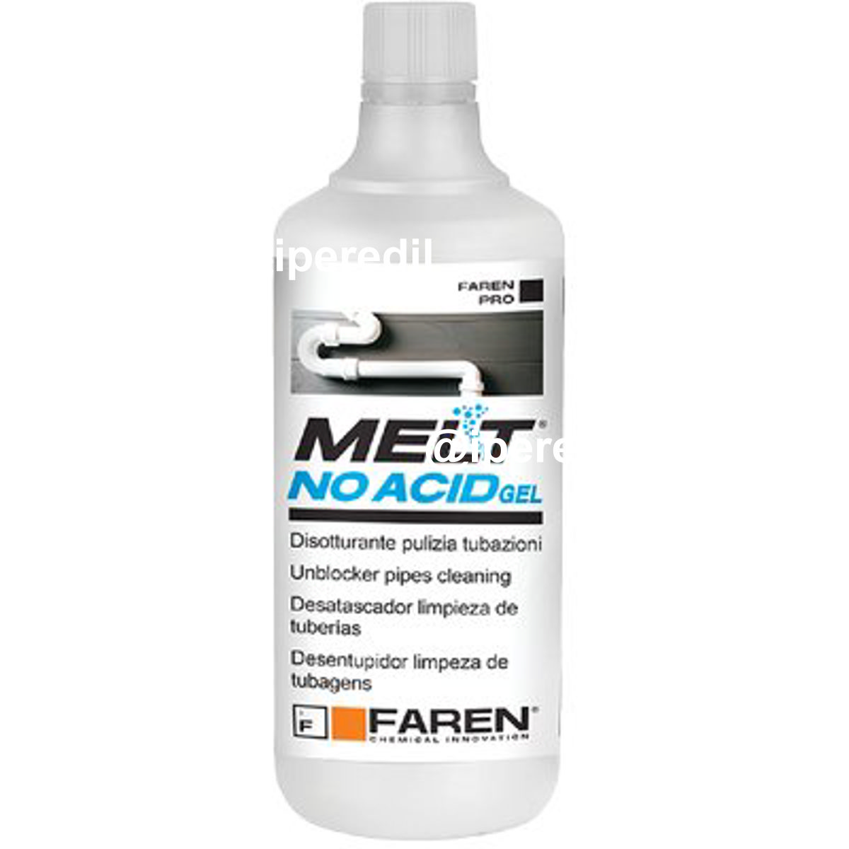DISGORGANTE MELT NO ACID GEL FAREN LT 1