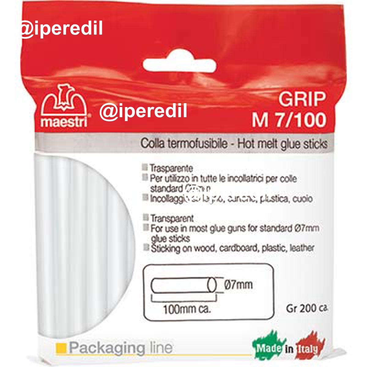 COLLA TERMOFUSIBILE RO-MA MM 7X100 GR 200