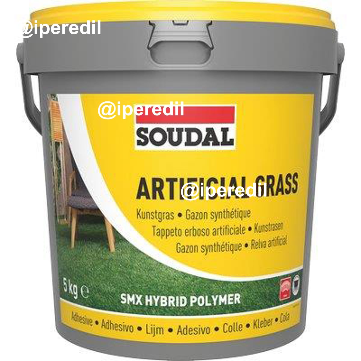 COLLA PRATO ERBA SINTETICA ARTIFICIAL GRASS SOUDAL KG 5 - 08394509