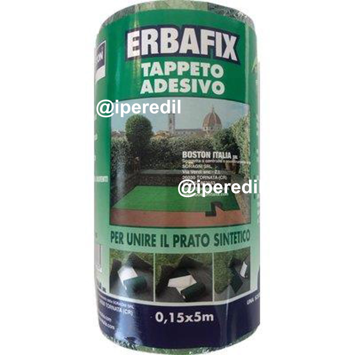 NASTRO PRATO ERBA SINTETICA ADESIVO ERBAFIX BOSTON TNT CM 15 ML 5 - 08394560