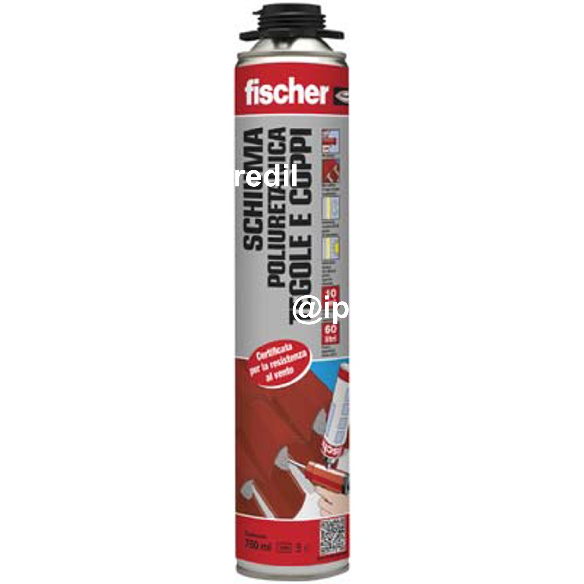 SCHIUMA POLIURETANICA COPPI E TEGOLE FISCHER PISTOLA ML 750