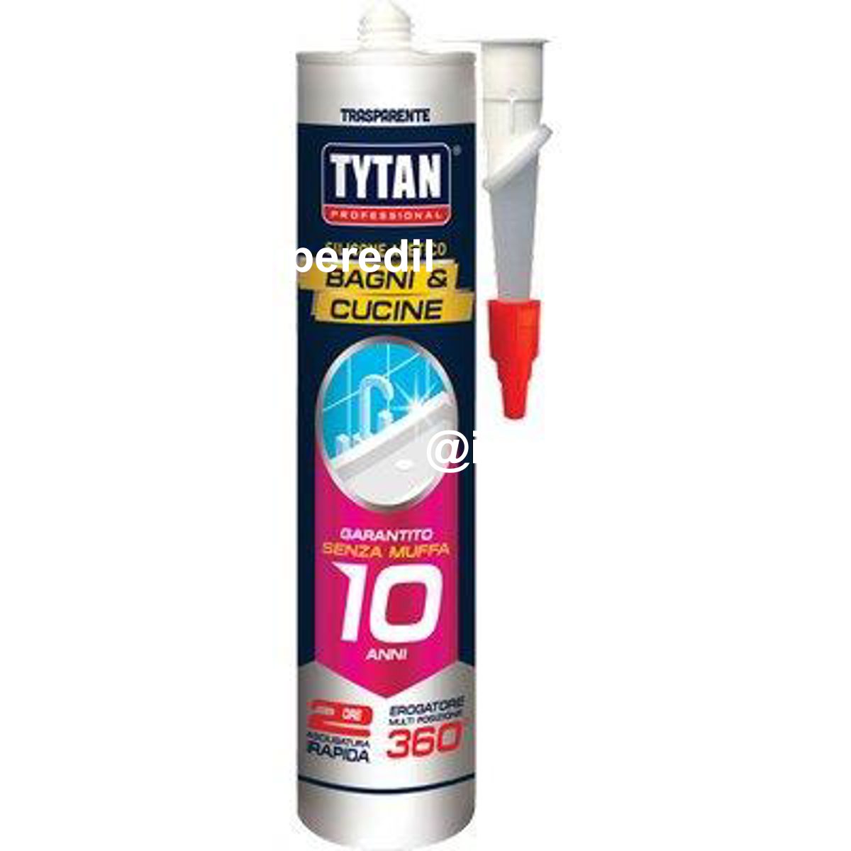 SILICONE ACETICO BAGNI E CUCINE TYTAN TRASPARENTE RAPIDO ML 280 - 08396914