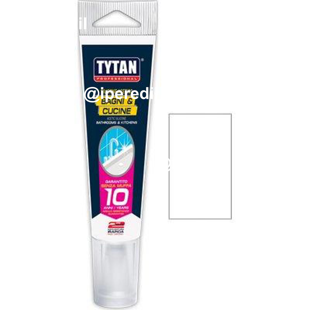 SILICONE ACETICO BAGNI E CUCINE IN TUBETTO TYTAN BIANCO RAPIDO ML 60 - 08396917