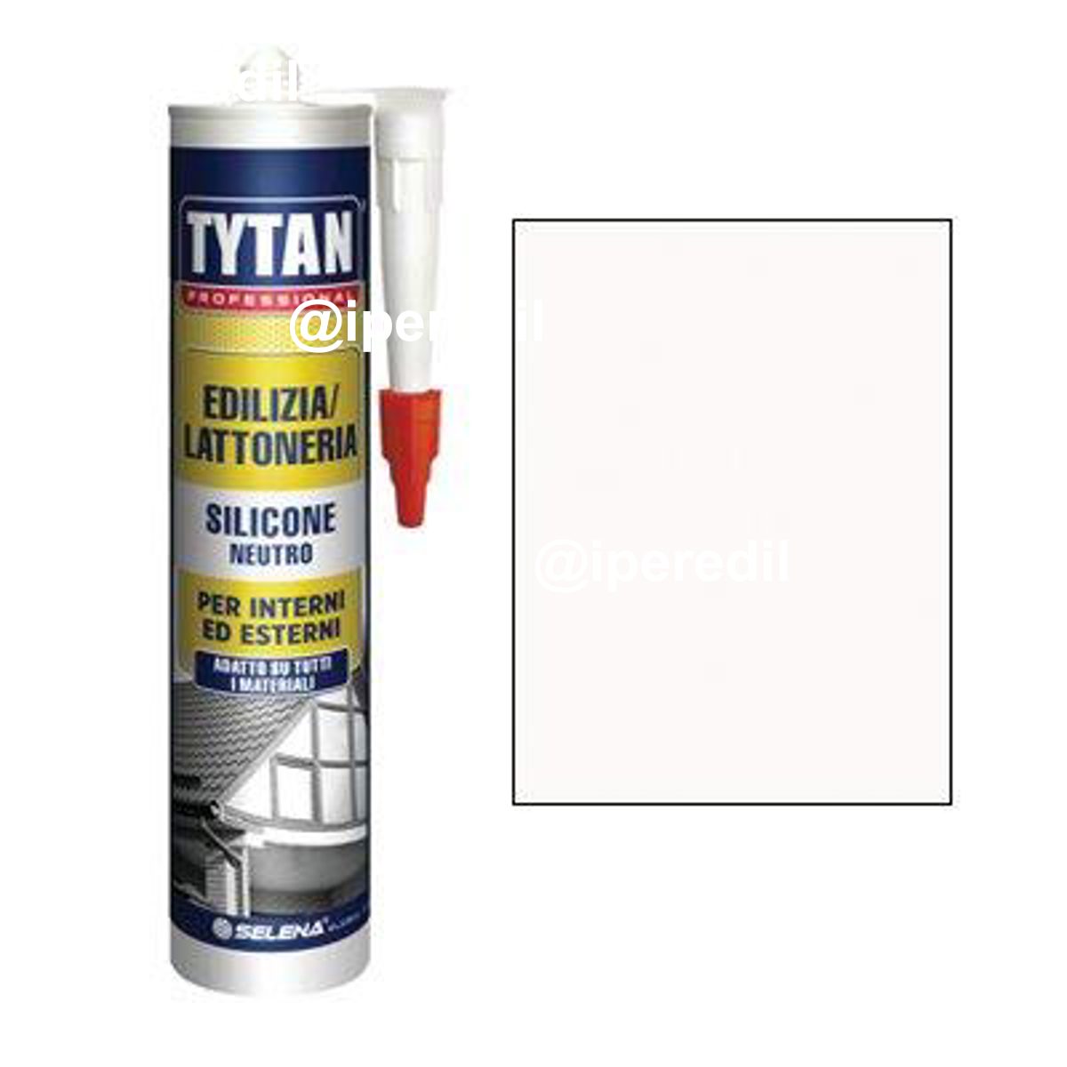 SILICONE NEUTRO TYTAN BIANCO RAL 9010 ML 300