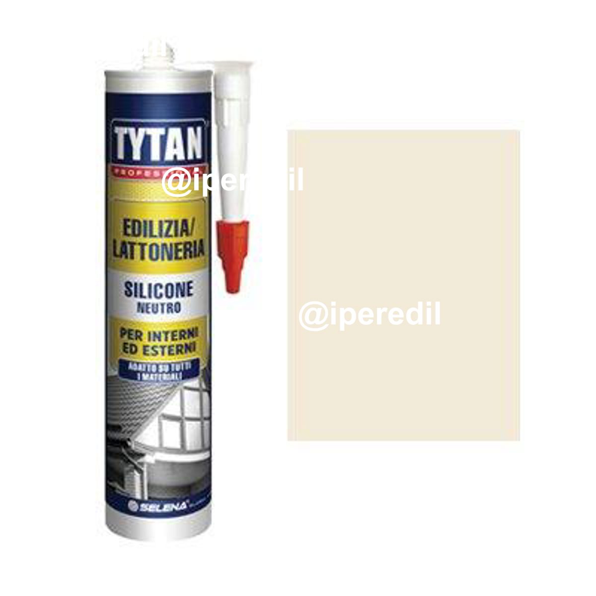 SILICONE NEUTRO TYTAN AVORIO RAL 1013 ML 300